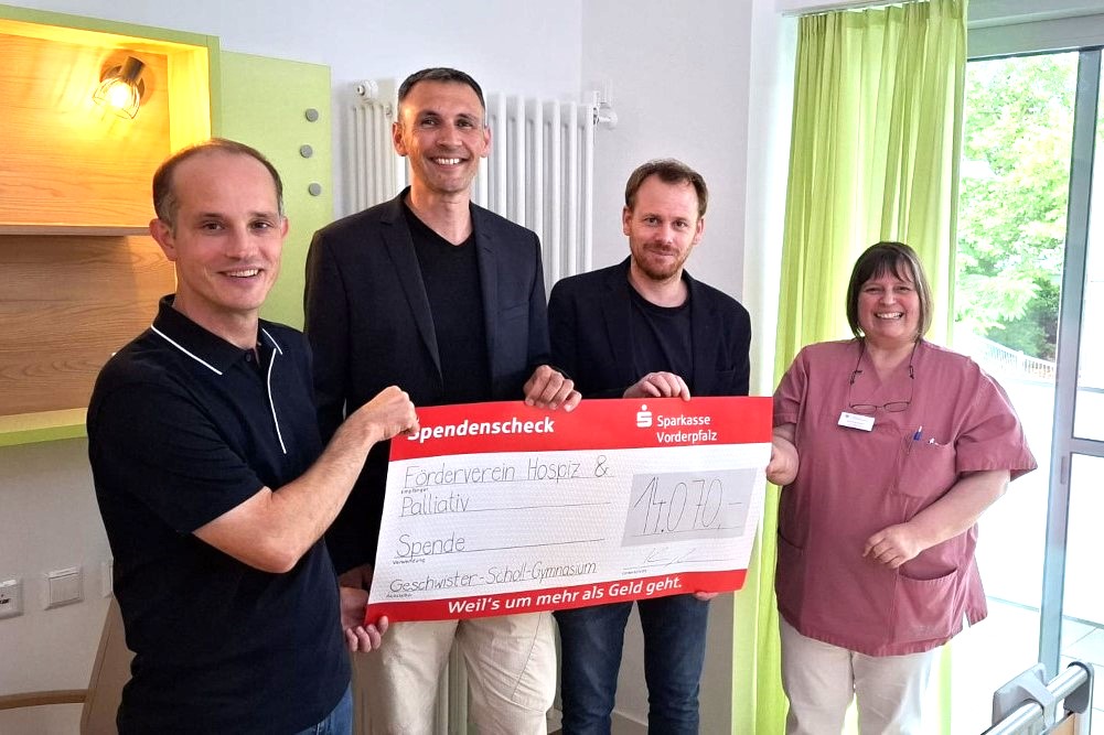 Laufend helfen – GSG erläuft 14070 Euro für Hospiz- und Palliativarbeit
