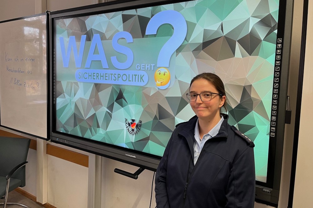 Scholl-Talks: Jugendoffiziere sprechen über Sicherheitspolitik